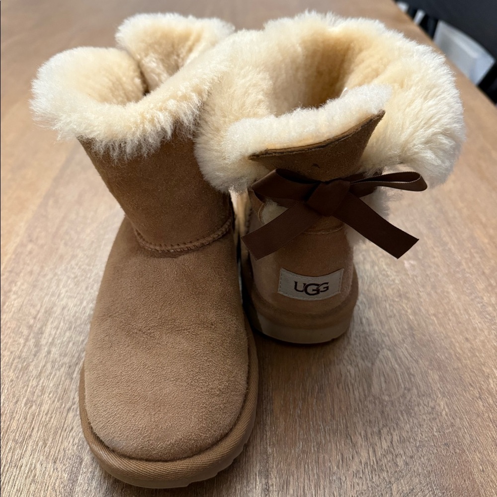 UGG Mini Bailey Bow II Water Resistant Bootie
